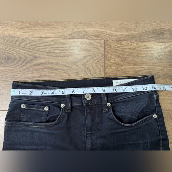 Rag & Bone High Rise Skinny Jeans in Dark Niko Wash Size 29 W1532K089NIK - Picture 10 of 12